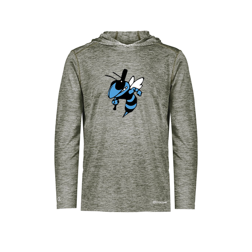 [FOLHCGGY-AS-LOGO1] Decker Men's Charge Hoodie (Adult S, Gray, Logo 1)