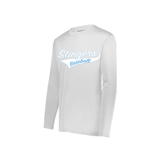 [222822.005.XS-LOGO2] Men's LS Smooth Sport Shirt (Adult XS, White, Logo 2)
