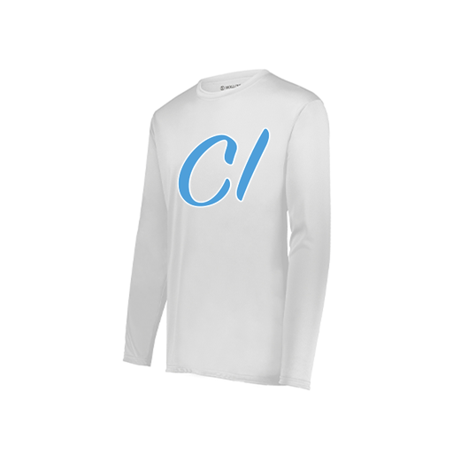[222822.005.XS-LOGO3] Men's LS Smooth Sport Shirt (Adult XS, White, Logo 3)